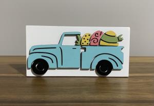 Easter Truck sign 3x6”
